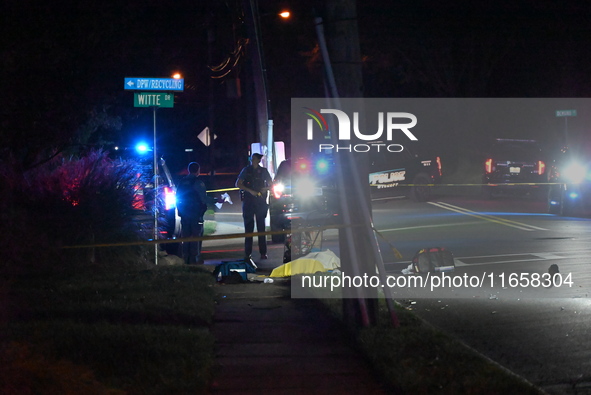 A man is killed in a hit-and-run in Midland Park, New Jersey, United States, on October 11, 2024. At approximately 7:09 p.m., a fatal hit-an...