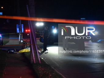 A man is killed in a hit-and-run in Midland Park, New Jersey, United States, on October 11, 2024. At approximately 7:09 p.m., a fatal hit-an...