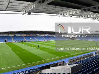 A general view inside the SMH Group Stadium, home to Chesterfield, before the Sky Bet League 2 match between Chesterfield and Notts County i...