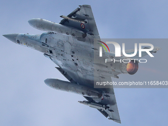 A Mirage 2000 611 aircraft of the French Air Force participates in the Tactical Leadership Programme in Albacete, Spain, on September 24, 20...