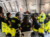 The national volcanic risk exercise in the Campi Flegrei takes place with the assisted evacuation of a sample population. Residents from sev...