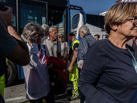 The national volcanic risk exercise in the Campi Flegrei takes place with the assisted evacuation of a sample population. Residents from sev...