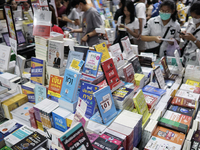 Visitors check books on display during the Book Expo Thailand 2024 in Bangkok, Thailand, on October 12, 2024. The Book Expo Thailand 2024 ta...