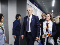 Arrigo Giana attends the inauguration during the opening of the entire section of the Metropolitana M4 Blu Line from San Cristoforo to Linat...