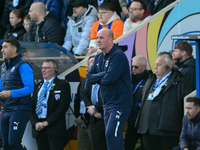 Paul Cook, manager of Chesterfield, looks on during the Sky Bet League 2 match between Chesterfield and Notts County at the SMH Group Stadiu...