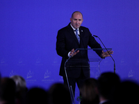 President of Bulgaria Rumen Radev attends the meeting of the presidents of the Arraiolos group at Wawel Castle in Krakow, Poland, on October...