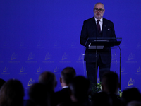 President of Estonia Alar Karis attends the meeting of the presidents of the Arraiolos group at Wawel Castle in Krakow, Poland, on October 1...