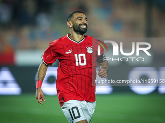 Mohamed Salah of Egypt celebrates after scoring the second goal during the Africa Cup of Nations Qualifiers 2025, match number 61, between E...