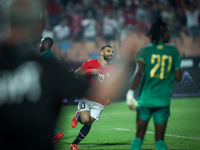 Mohamed Salah of Egypt celebrates after scoring the second goal during the Africa Cup of Nations Qualifiers 2025, match number 61, between E...