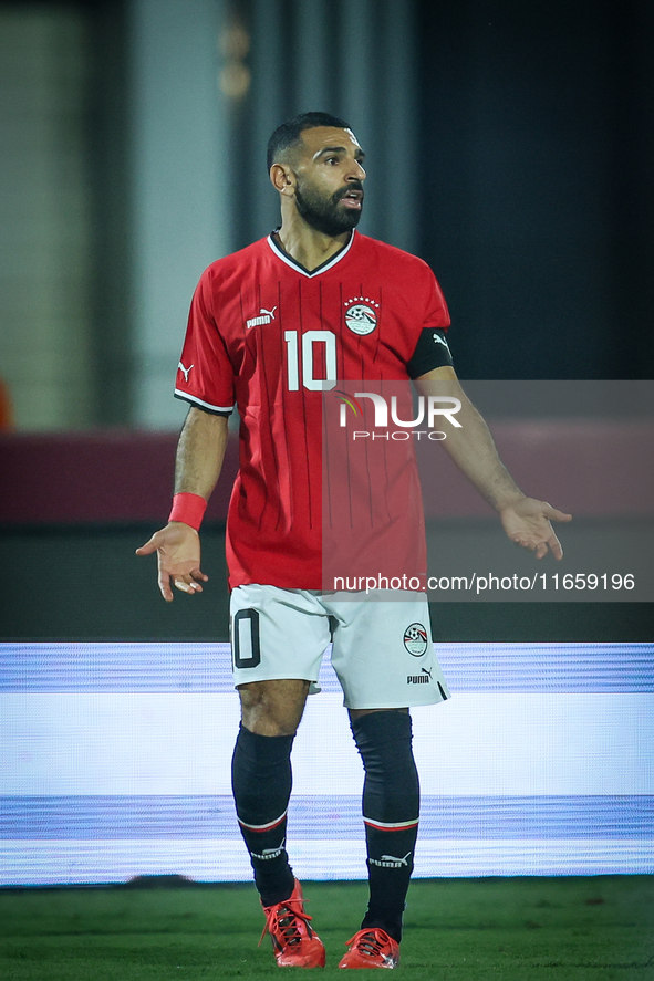 Mohamed Salah of Egypt participates in the Africa Cup of Nations Qualifiers 2025, match number 61, between Egypt and Mauritania at Cairo Int...