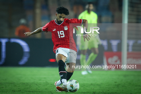 Marawan Attia of Egypt participates in the Africa Cup of Nations Qualifiers 2025, match number 61, between Egypt and Mauritania at Cairo Int...