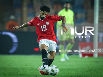 Marawan Attia of Egypt participates in the Africa Cup of Nations Qualifiers 2025, match number 61, between Egypt and Mauritania at Cairo Int...