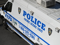 NYPD crime scene investigators are at the scene where a 27-year-old man, identified as Jose Galloway, is shot multiple times and killed in t...