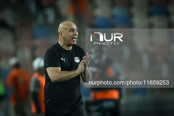 Head Coach Hossam Hassan of Egypt is present during the Africa Cup of Nations Qualifiers 2025, match number 61, between Egypt and Mauritania...