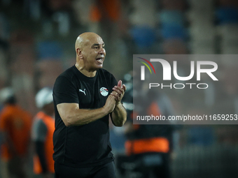 Head Coach Hossam Hassan of Egypt is present during the Africa Cup of Nations Qualifiers 2025, match number 61, between Egypt and Mauritania...