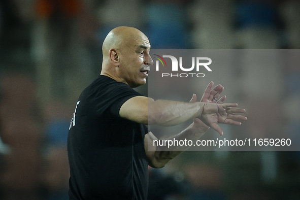 Head Coach Hossam Hassan of Egypt is present during the Africa Cup of Nations Qualifiers 2025 match number 61 between Egypt and Mauritania a...