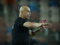 Head Coach Hossam Hassan of Egypt is present during the Africa Cup of Nations Qualifiers 2025 match number 61 between Egypt and Mauritania a...