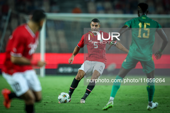 Ramy Rabia of Egypt participates in the Africa Cup of Nations qualifiers 2025, match number 61, between Egypt and Mauritania at Cairo Intern...