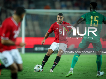 Ramy Rabia of Egypt participates in the Africa Cup of Nations qualifiers 2025, match number 61, between Egypt and Mauritania at Cairo Intern...