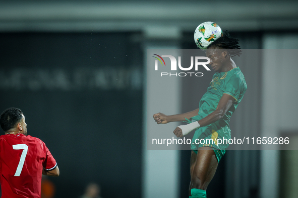 Keita Ibrahima of Mauritania plays during the Africa Cup of Nations Qualifiers 2025, match number 61, between Egypt and Mauritania at Cairo...