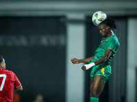 Keita Ibrahima of Mauritania plays during the Africa Cup of Nations Qualifiers 2025, match number 61, between Egypt and Mauritania at Cairo...