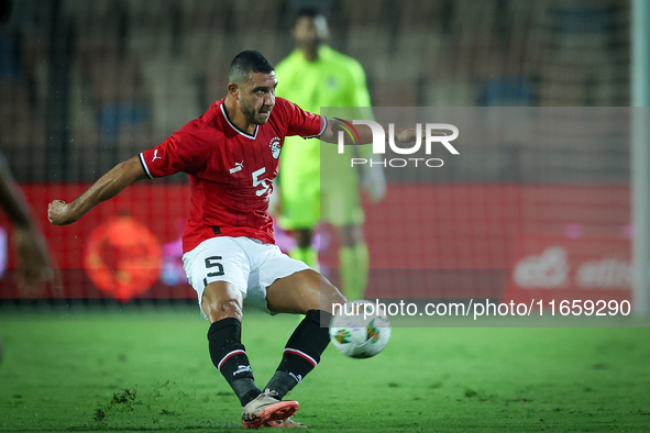 Ramy Rabia of Egypt participates in the Africa Cup of Nations qualifiers 2025, match number 61, between Egypt and Mauritania at Cairo Intern...