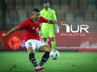 Ramy Rabia of Egypt participates in the Africa Cup of Nations qualifiers 2025, match number 61, between Egypt and Mauritania at Cairo Intern...