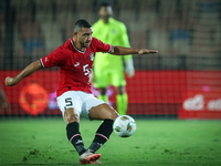 Ramy Rabia of Egypt participates in the Africa Cup of Nations qualifiers 2025, match number 61, between Egypt and Mauritania at Cairo Intern...