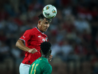 Ahmed Eid of Egypt participates in the Africa Cup of Nations qualifiers 2025, match number 61 between Egypt and Mauritania, at Cairo Interna...