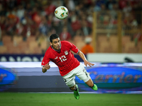 Mohamed Hamdy of Egypt participates in the Africa Cup of Nations Qualifiers 2025, match number 61, between Egypt and Mauritania at Cairo Int...