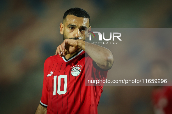 Mohamed Salah of Egypt participates in the Africa Cup of Nations Qualifiers 2025, match number 61, between Egypt and Mauritania at Cairo Int...