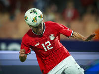 Mohamed Hamdy of Egypt participates in the Africa Cup of Nations Qualifiers 2025, match number 61, between Egypt and Mauritania at Cairo Int...