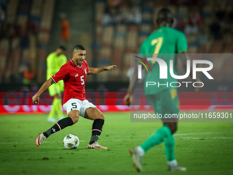 Ramy Rabia of Egypt participates in the Africa Cup of Nations qualifiers 2025, match number 61, between Egypt and Mauritania at Cairo Intern...