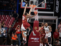 Umana Reyer's Carl Wheatle participates in the Italian LBA basketball championship match between Umana Reyer Venezia and Virtus Segafredo Bo...