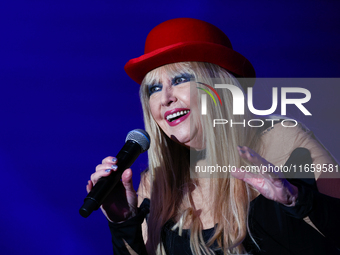 Singer Maryla Rodowicz during the concert in Wadowice, Poland on October 12, 2024. (