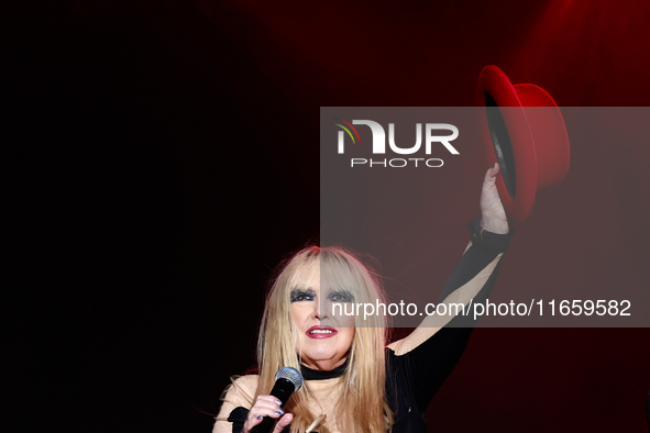 Singer Maryla Rodowicz during the concert in Wadowice, Poland on October 12, 2024. 