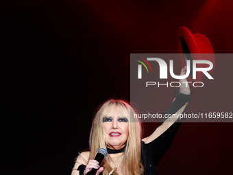 Singer Maryla Rodowicz during the concert in Wadowice, Poland on October 12, 2024. (