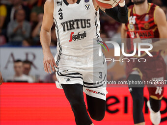 Marco Belinelli of Virtus Bologna participates in the Italian LBA basketball championship match between Umana Reyer Venezia and Virtus Segaf...