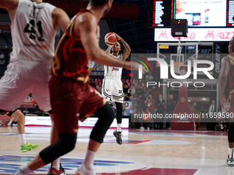 Matt Morgan of Virtus Bologna participates in the Italian LBA basketball championship match between Umana Reyer Venezia and Virtus Segafredo...