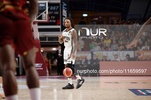 Matt Morgan of Virtus Bologna participates in the Italian LBA basketball championship match between Umana Reyer Venezia and Virtus Segafredo...