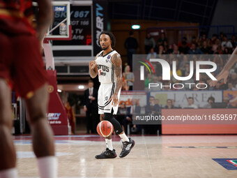 Matt Morgan of Virtus Bologna participates in the Italian LBA basketball championship match between Umana Reyer Venezia and Virtus Segafredo...