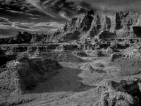 Badlands National Park encompasses more than 244,000 acres in the southwest corner of South Dakota. It is known for jagged peaks, wind-erode...