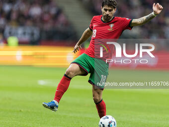 Ruben Neves  during UEFA Nations League match Poland vs Portugal in Warsaw Poland on 12 October 2024. (