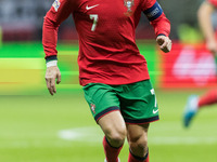 Cristiano Ronaldo  during UEFA Nations League match Poland vs Portugal in Warsaw Poland on 12 October 2024. (