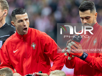 Cristiano Ronaldo, Diego Costa during the  UEFA Nations League 2024 League A Group A1 match between Poland and Portugal , at the PGE Narodow...