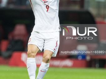 Robert Lewandowski  during UEFA Nations League match Poland vs Portugal in Warsaw Poland on 12 October 2024. (