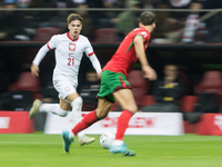 Nicola Zalewski  during UEFA Nations League match Poland vs Portugal in Warsaw Poland on 12 October 2024. (