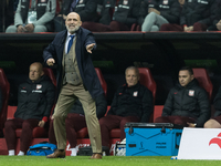 Trener Michal Probierz during UEFA Nations League match Poland vs Portugal in Warsaw Poland on 12 October 2024. (