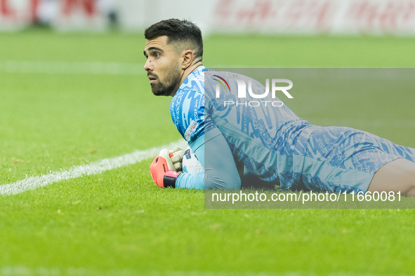 Diogo Costa  during UEFA Nations League match Poland vs Portugal in Warsaw Poland on 12 October 2024. 