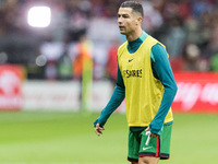 Cristiano Ronaldo  during UEFA Nations League match Poland vs Portugal in Warsaw Poland on 12 October 2024. (